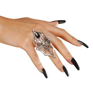 Gotisk Metalring Edderkop