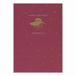 Gratulationskort Happy Birthday Gorgeous