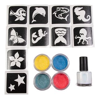 Grimas Sparkling Powder Tatoveringssæt Aqua