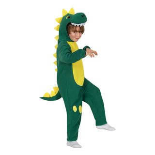 Grønn Dinosaur Barn Kostyme