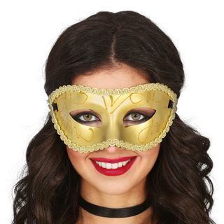 Guld Øjenmaske Glitter