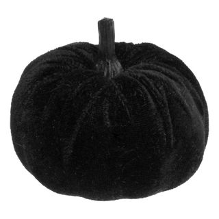 Halloweenkurpitsa Sametti Mini Musta