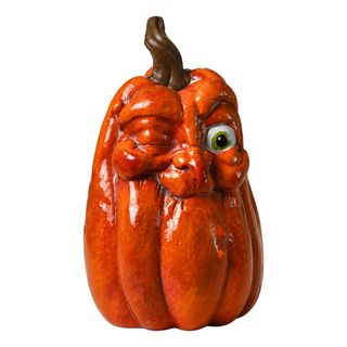 Halloween-gresskar med Ansikt Stor