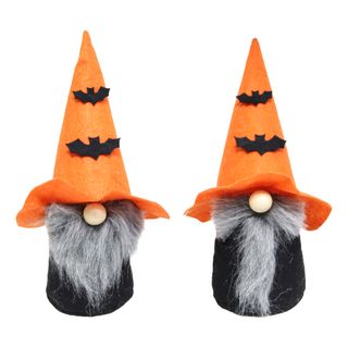 Halloweentomte Stående med Fladdermöss