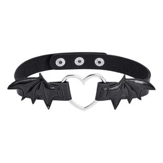 Halskjede Choker med Hjerte Flaggermus