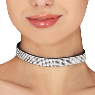 Choker Halskæde med Strass