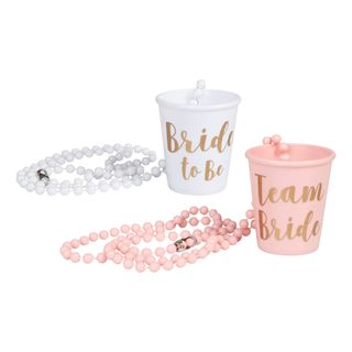 Halskæde med Shotglas Bride to Be