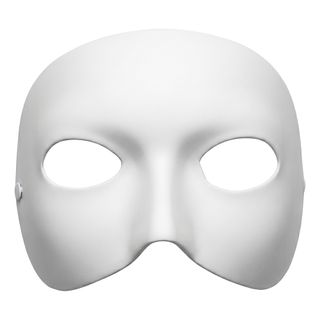 Halvmaske Hvid
