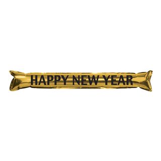 Håndklapper Happy New Year Guld/Metallic