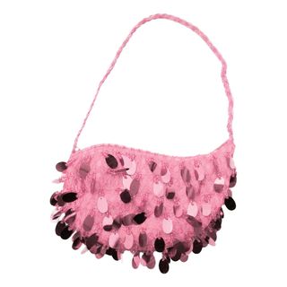 Handväska med Paljetter Rosa