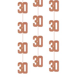 Hængende Dekorationer 30 Rosaguld