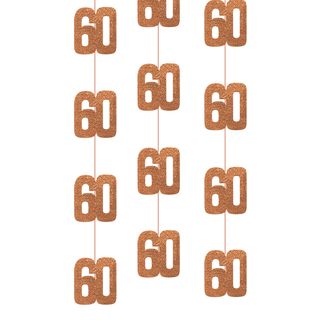 Hængende Dekorationer 60 Rosaguld