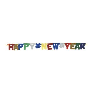 Happy New Year Bogstavguirlande