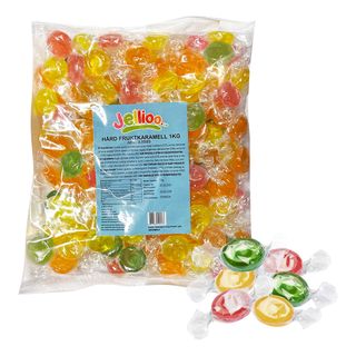 Jellioo Hårde Frugtkarameller Økonomipakke