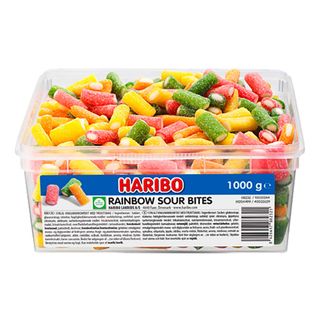 Haribo Rainbow Sour Bites Økonomipakke