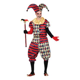 Harlekin Gøgler Kostume