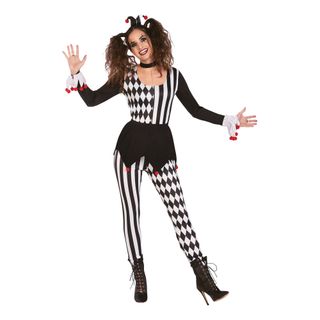 Harlequin Gøgler Kostume