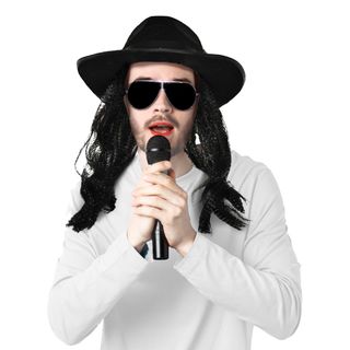 Hat med Hår King of Pop