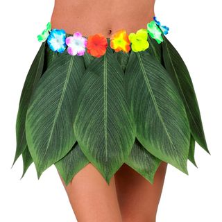 Hawaiinederdel Blade & Blomster