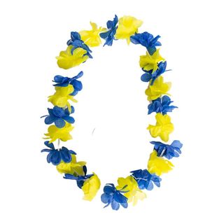 Hawaiikrans Blå/Gul