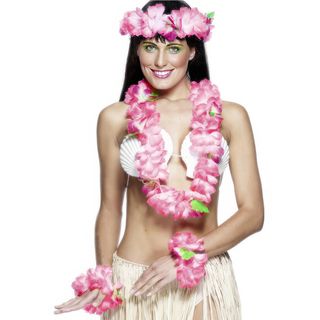 Hawaiisæt Lyserødt