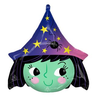 Heks Halloween Folieballon