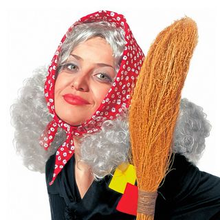 Hekseparyk med Tørklæde