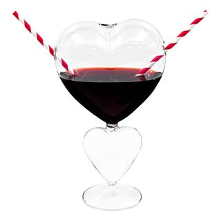 Hjerteformet Glas