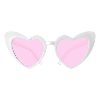 Hjertebriller Retro Hvid/Rosa