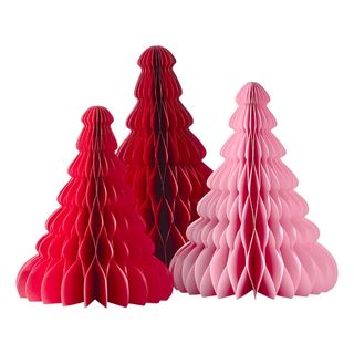 Honeycomb Grantræer Rød/Lyserød