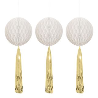 Honeycomb Hvid/Guld