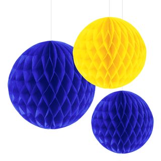 Honeycombs Blå/Gul