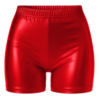 Hotpants Rød Metallic