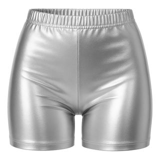 Hotpants Sølv Metallic