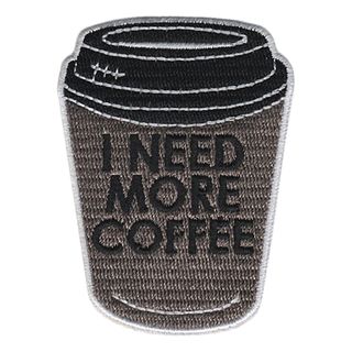 I Need More Coffee Stofmærke