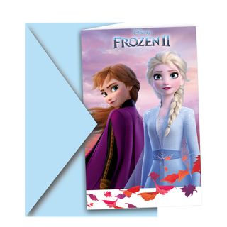 Indbydelseskort Anna & Elsa Frost 2