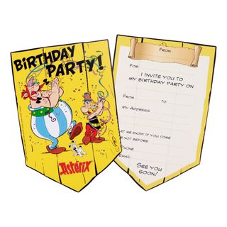Invitationkort Asterix