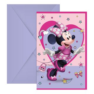 Indbydelser Minnie Mouse