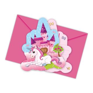 Invitationskort Unicorn