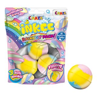 Inkee Badebomber Marshmallow Regnbue