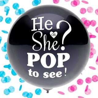 Jätteballon Gender Reveal He or She?