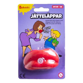 Butterick's Kæmpe Læber med Horn Spøg og Skæmt-Artikel