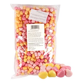 Jellioo Candy Coated Marshmallow Heart Økonomipakke