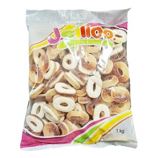 Jellioo Sour Cola Rings Økonomipakke