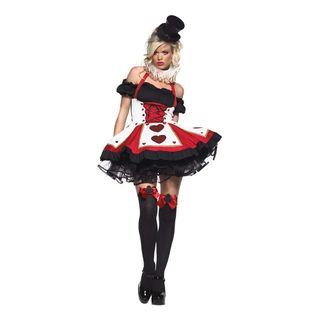 Joker Spillekort Damekostume Deluxe
