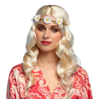 Joy Blond Paryk med Pandebånd