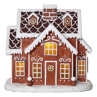 Juledekorasjon Gingerville Pepperkakehus