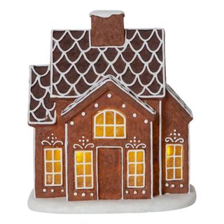 Juledekorasjon Gingerville Pepperkakehus