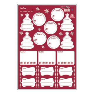 Juletiketter God Jul