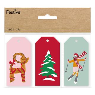 Juletiketter Motiv